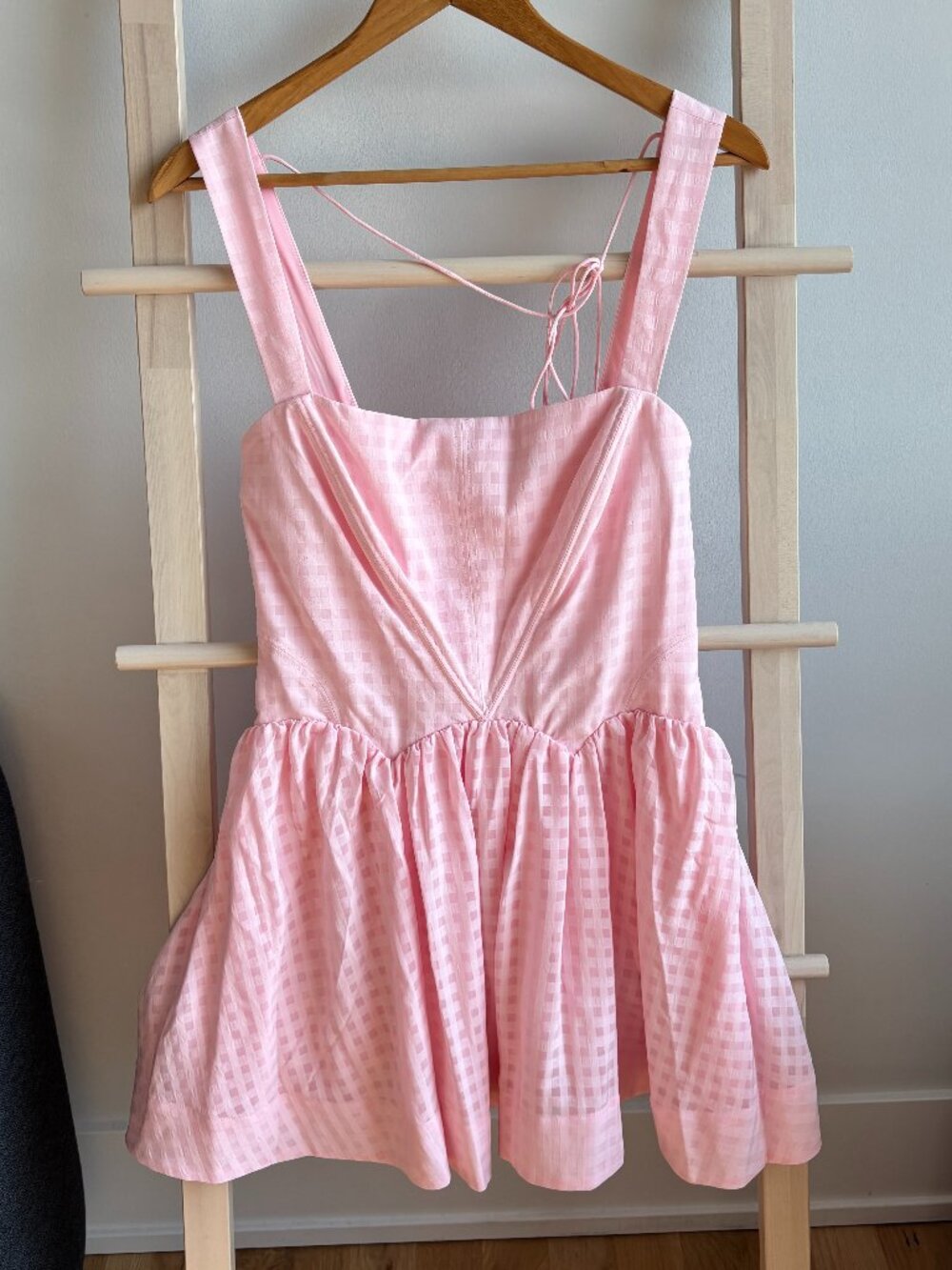 Like New - For Love and Lemons Ginny Gingham Mini Dress